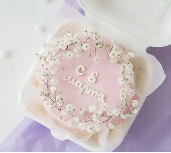 Cute Bento Female Birthday Cake