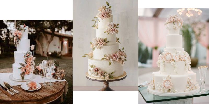 Popular 4 Tier Wedding Cake Designs