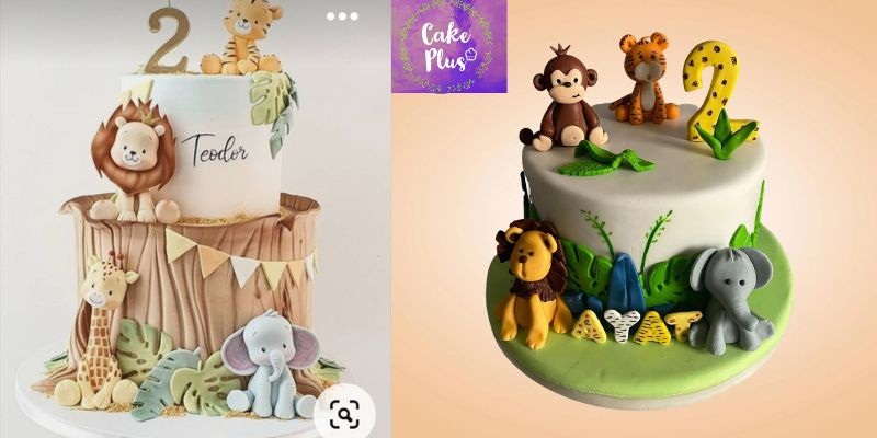 The inspiration behind the cake safari theme