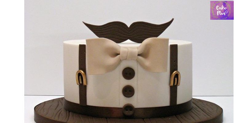 Mustache Cake Design