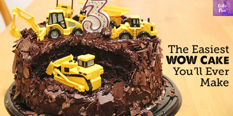 How to make an easy construction themed cake