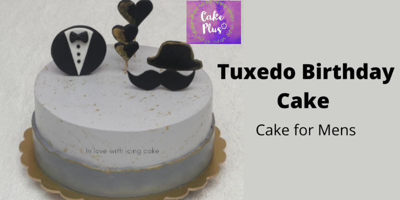 Simple Tuxedo Husband Birthday Cake Design