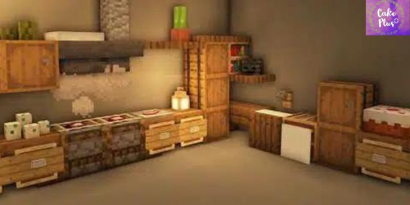 Wood Minecraft Kitchen