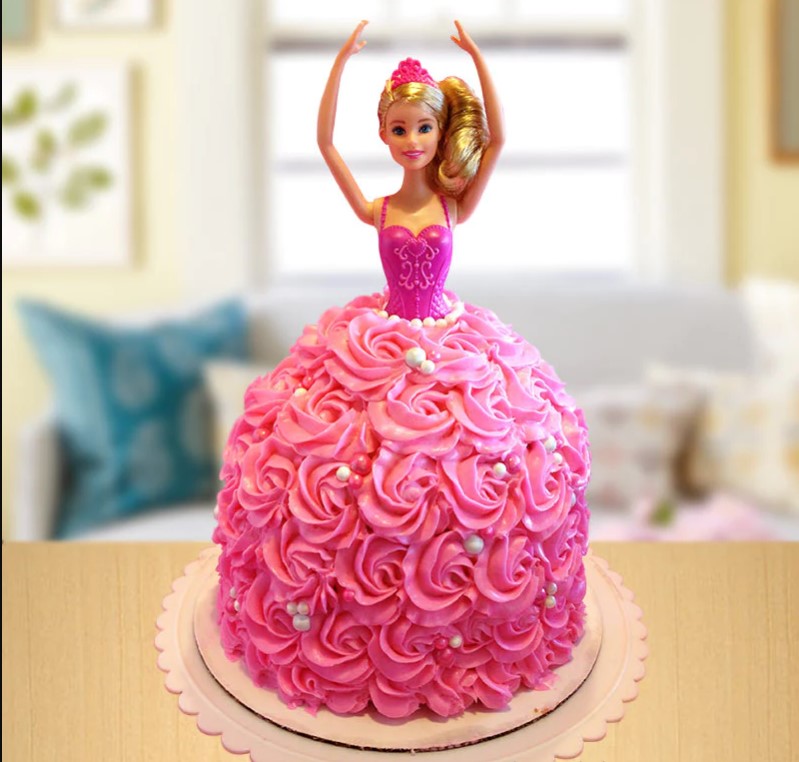 The Most Unrealistic Barbie Theme Cake Ever Made