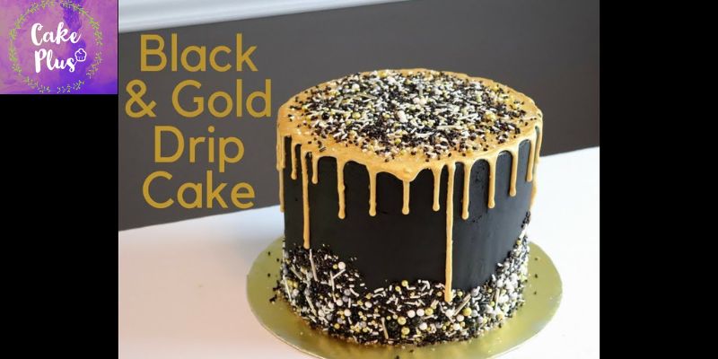 Black and Gold Drip Cake: A Luxurious Dessert for Special Occasions