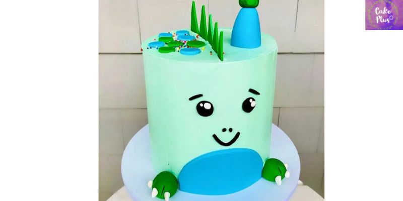 Cute Dinosaur Birthday Cake Design