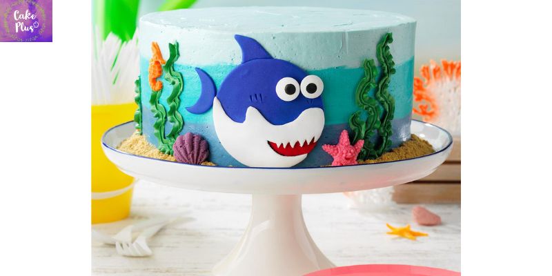 How to make a baby shark cake?