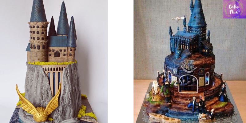 Hogwarts Castle Harry Potter Cake 